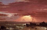 Frederic Edwin Church The Wreck Spain oil painting artist
